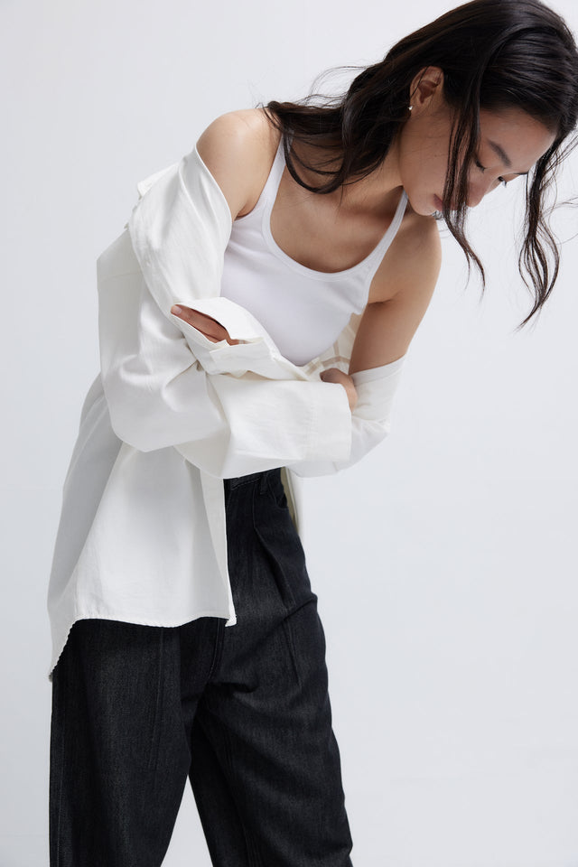 背心-elastic-midline-two-wear-vest-grey