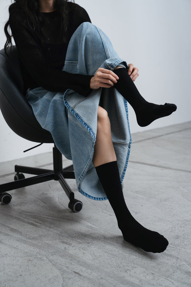彈力襪-textured-elastic-socks-light