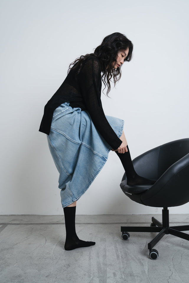 彈力襪-textured-elastic-socks-light