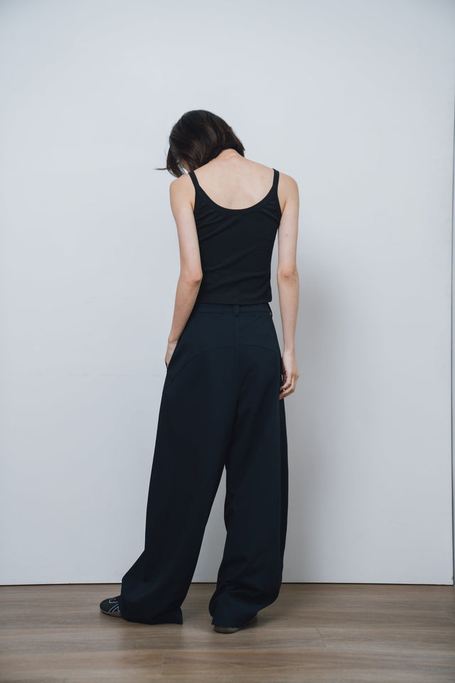 背心-stretch-u-neck-slim-vest-black