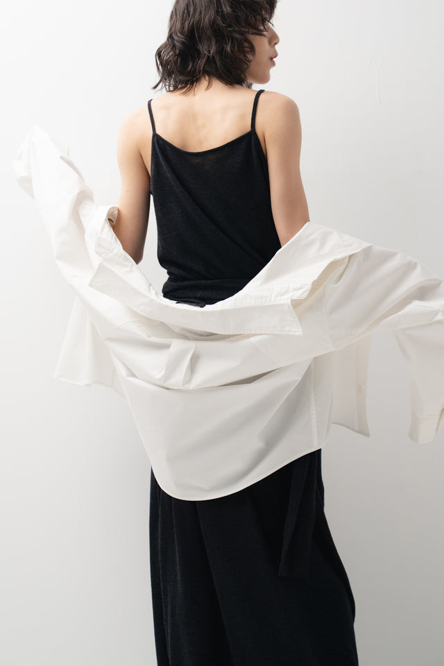 多穿法細針織上衣 (深灰)