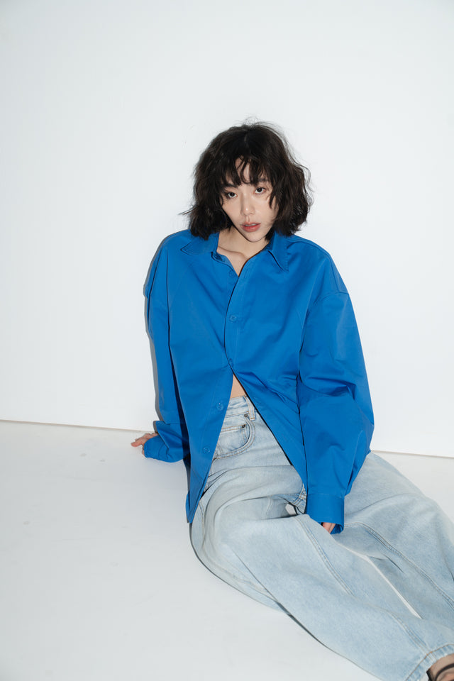 Unisex Lackland Crisp Shirt (Cobalt Blue)
