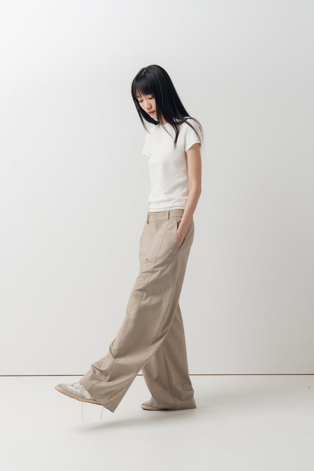 Summer Comfortable Fitted Tee (White)