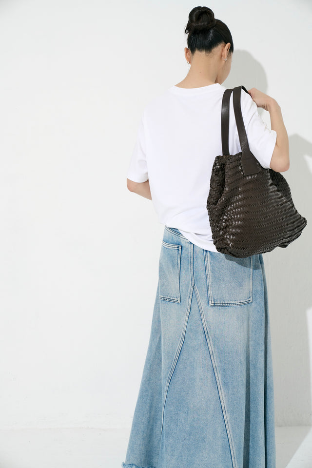Unisex 精梳棉直身爽滑Tee (白)
