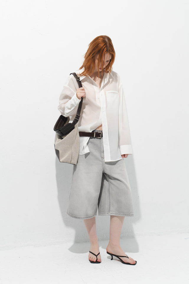 重工方釦軟質皮帶 (深棕)