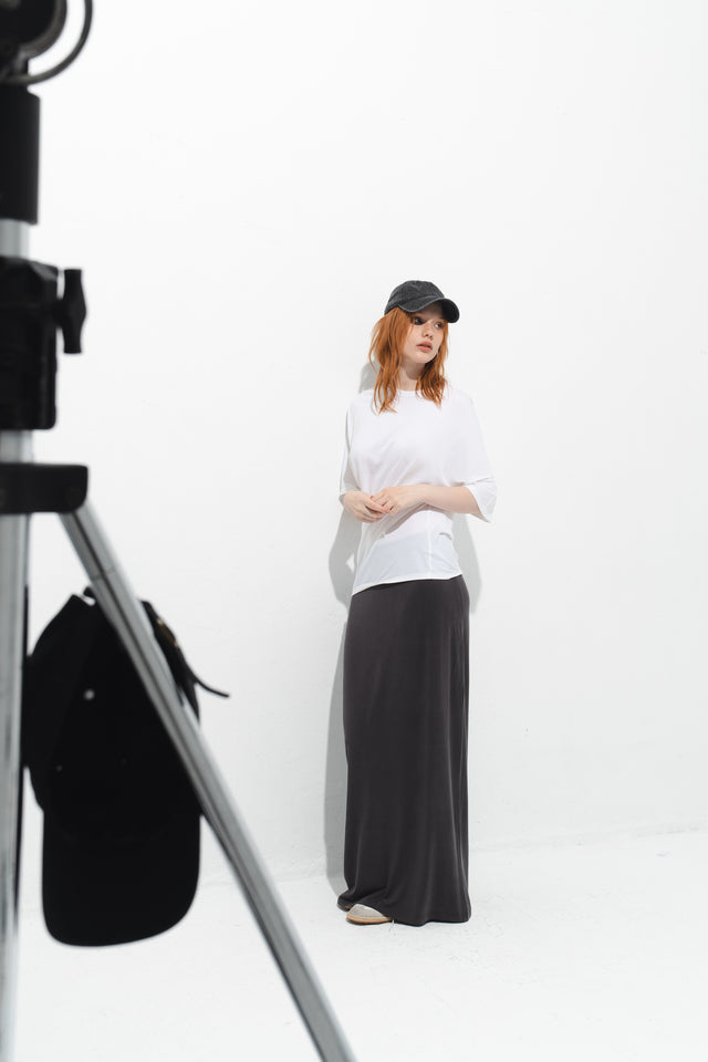 小臉棒球帽 (水洗灰)