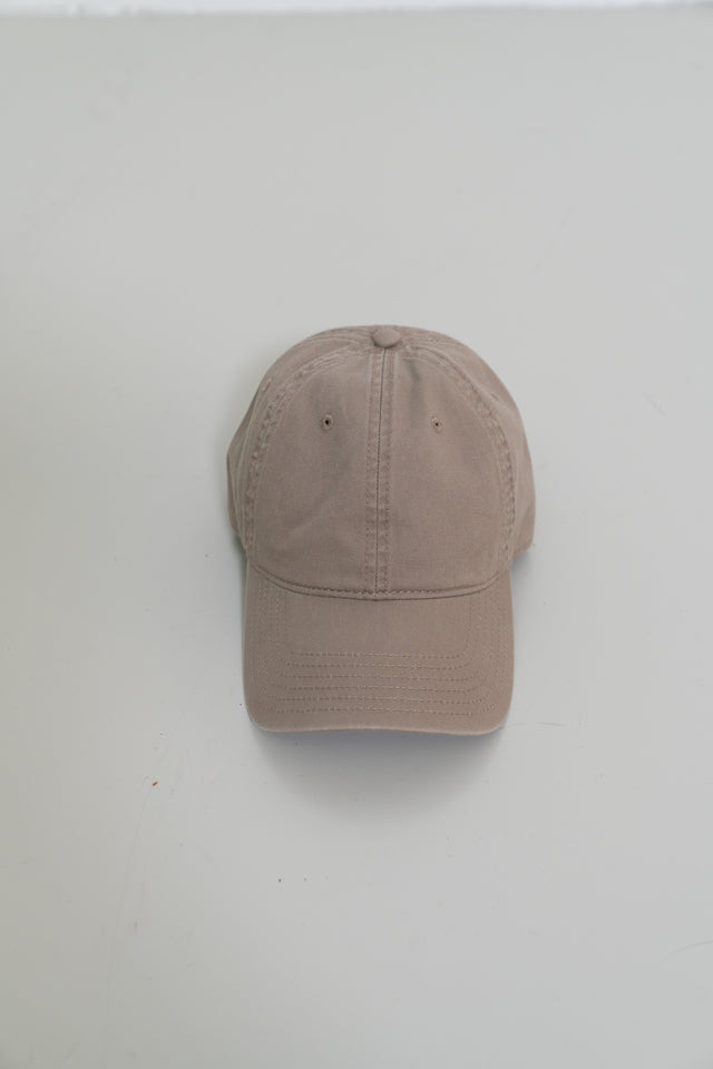 小臉棒球帽 (灰裸)