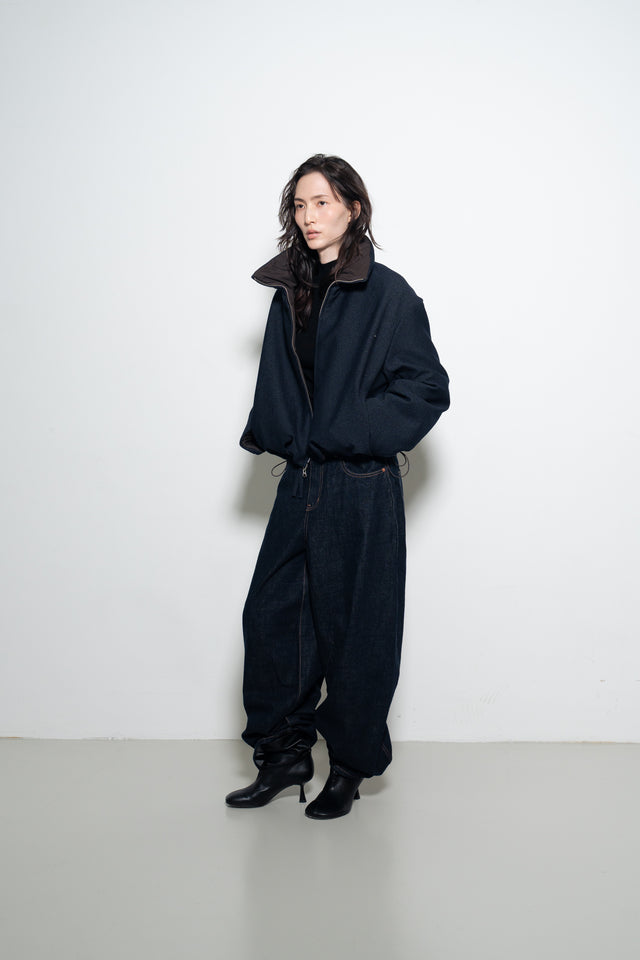 激推✨雙面穿輕暖丹寧外套 (內填充100%羊毛)