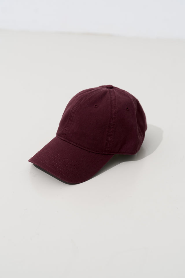 Small face baseball cap (deep chocolate)