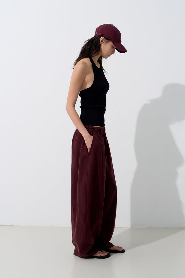 Small face baseball cap (deep chocolate)