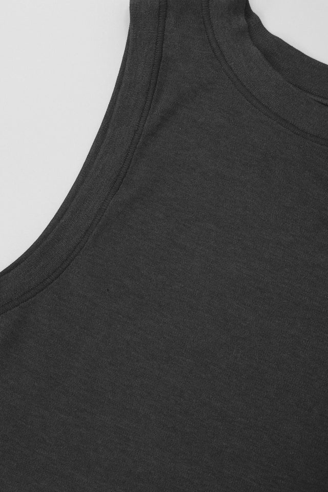 削肩背心-small-collar-stretchy-shoulder-vest-dark-gray