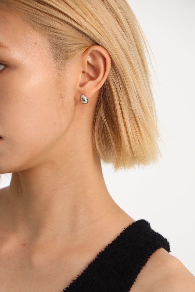 水滴耳環-three-dimensional-sterling-silver-drop-earrings