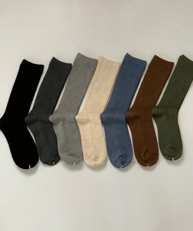 堆堆襪-mid-length-pile-socks-multicolor