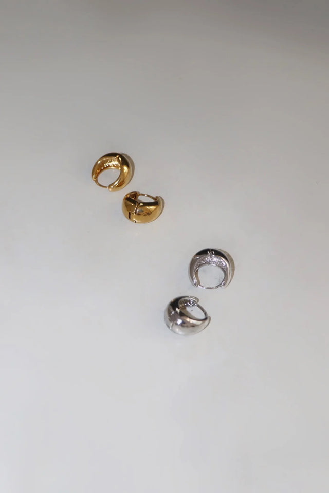 耳環-french-gold-bean-earrings-silver