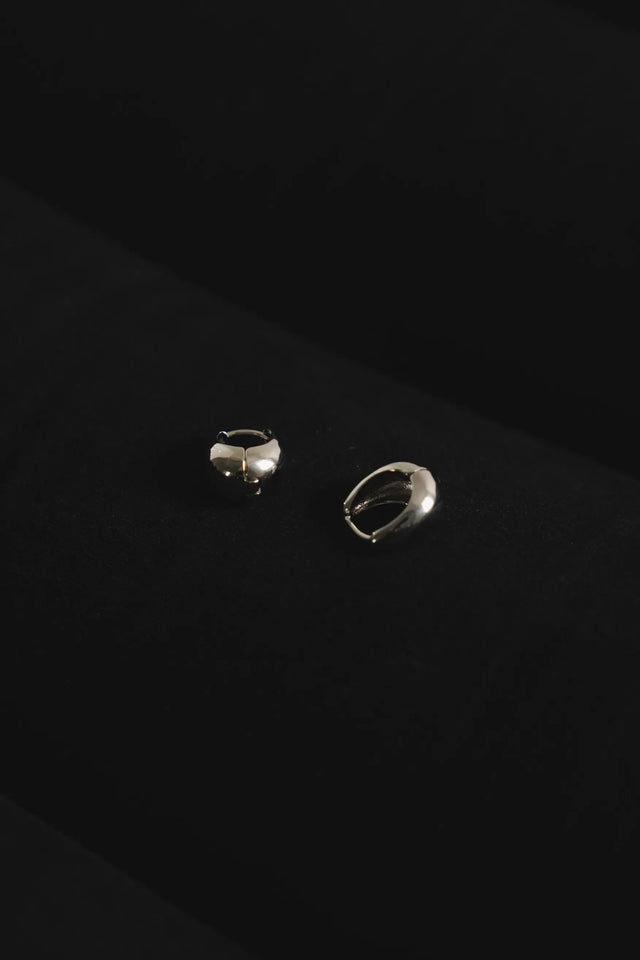 耳環-french-gold-bean-earrings-silver