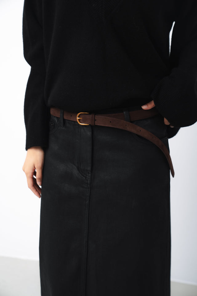 皮帶-classic-suede-finished-leather-belt