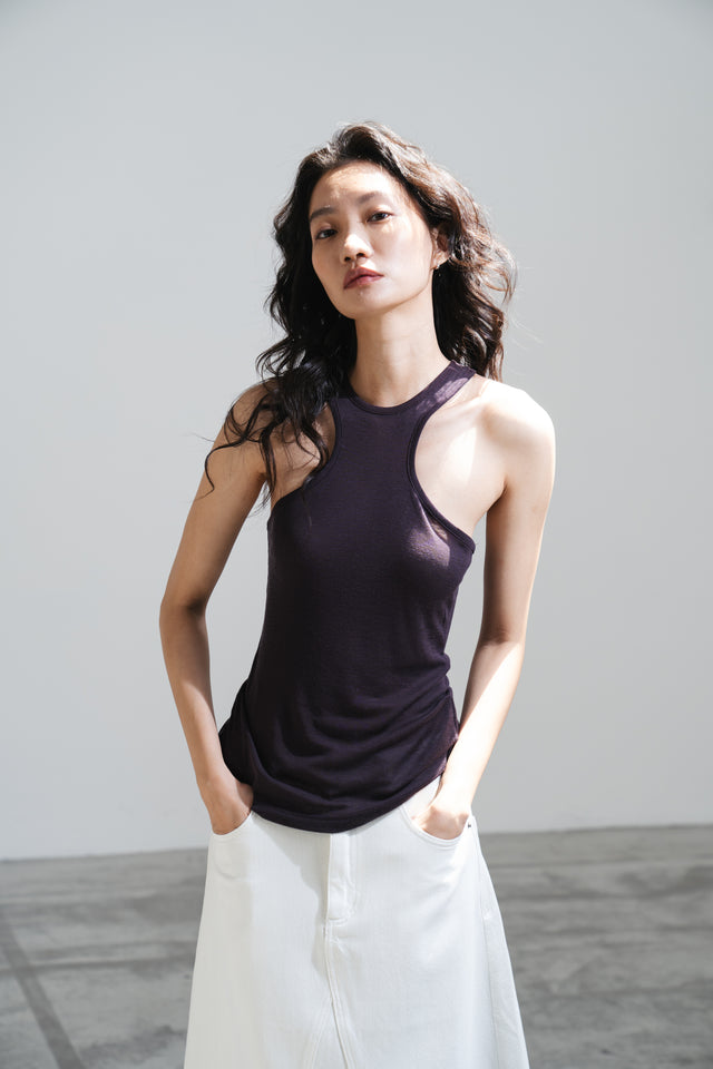 背心-tencel-wool-transparent-vest-purple