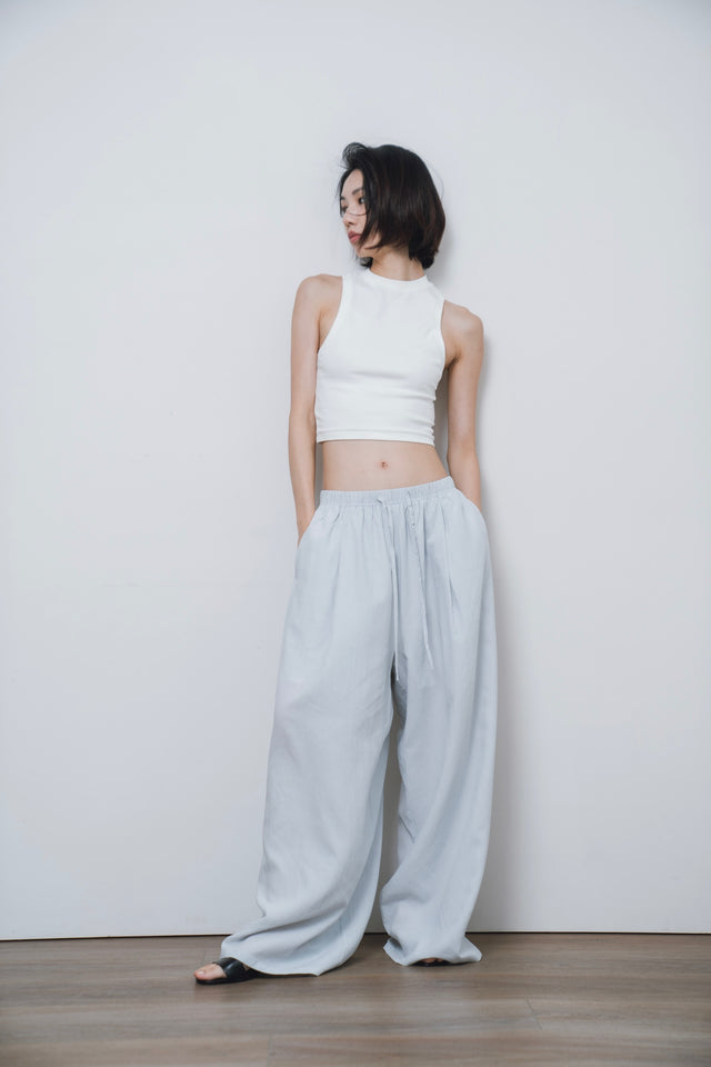 天絲長褲-lightweight-cool-tencel-trousers-blue