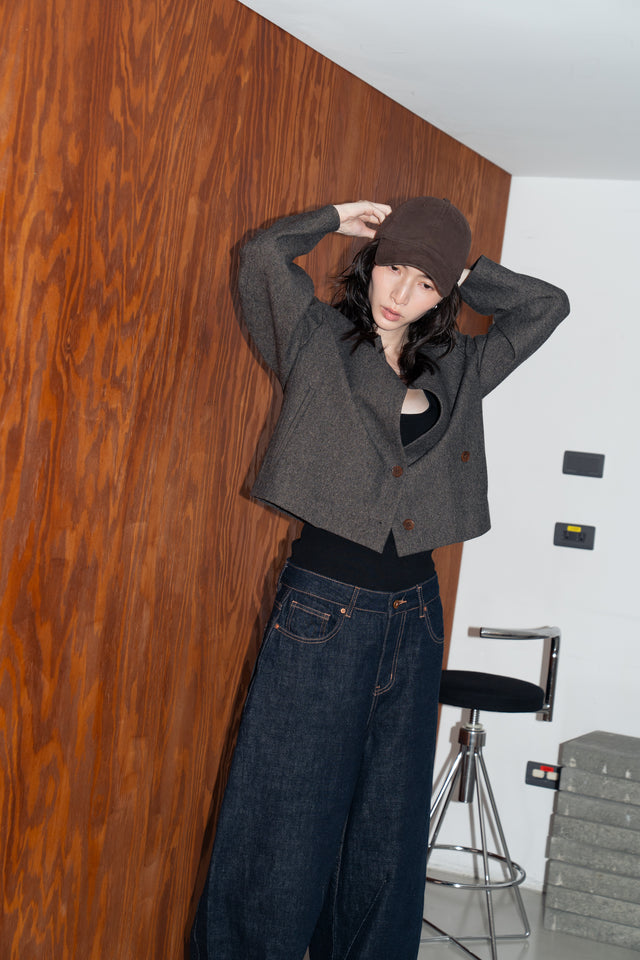 小臉棒球帽 (深巧)