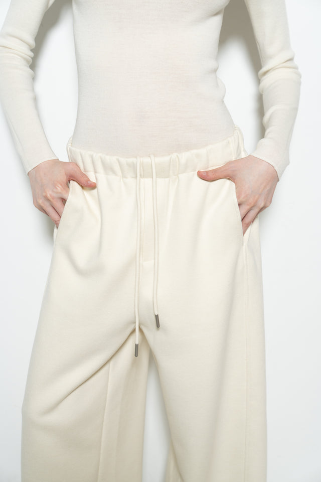 超舒適垂感剪裁休閒褲 (米)