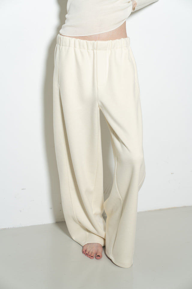 超舒適垂感剪裁休閒褲 (米)