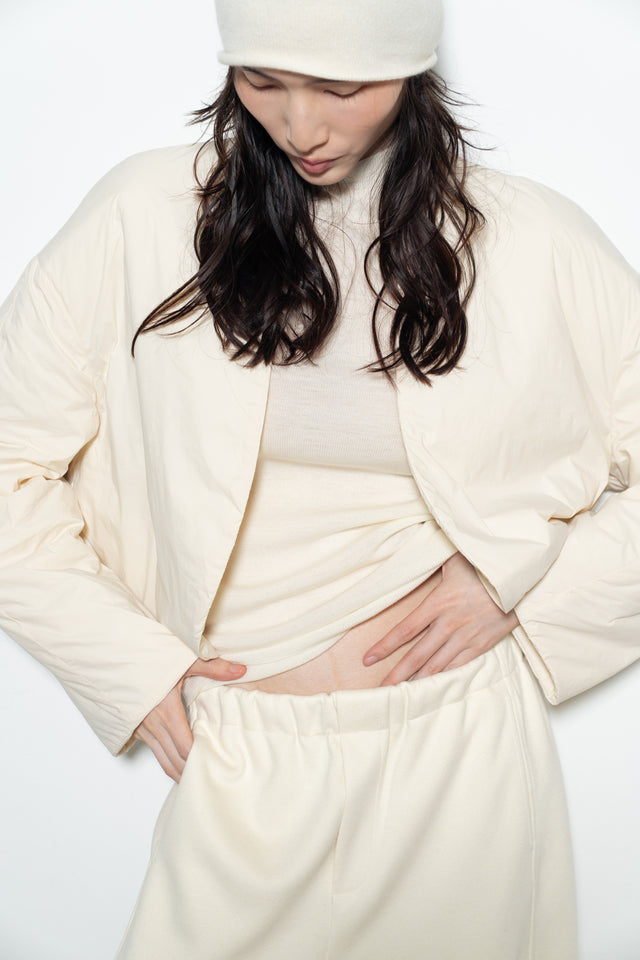 極輕盈保暖內搭外套 (內填充100%羊毛) (米)