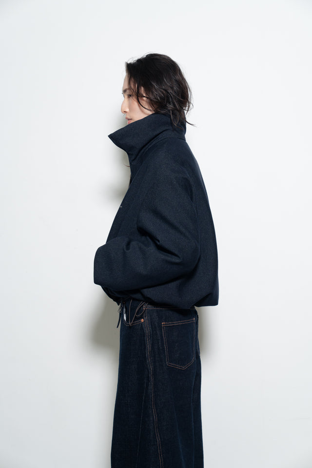 激推✨雙面穿輕暖丹寧外套 (內填充100%羊毛)