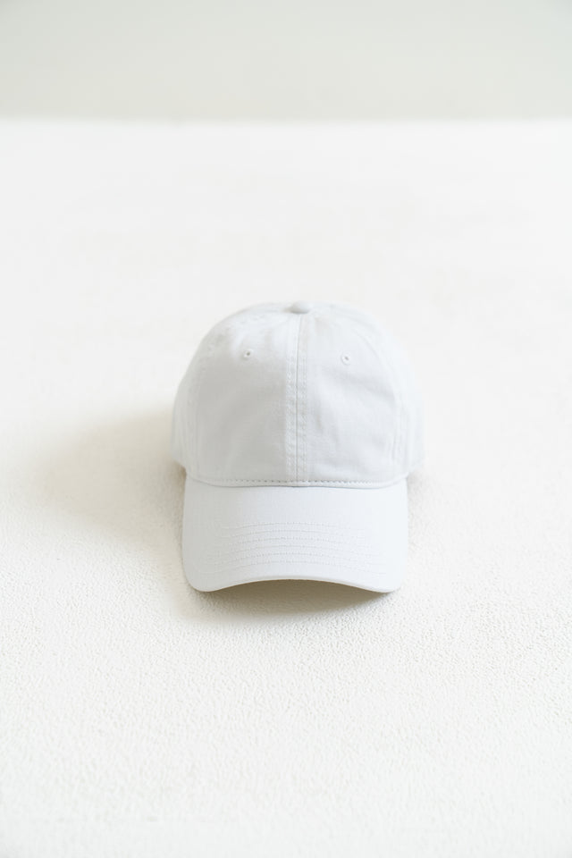 小臉棒球帽 (霧白)