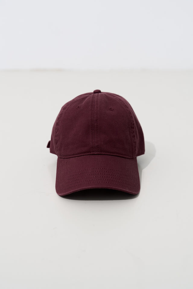 Small face baseball cap (deep chocolate)