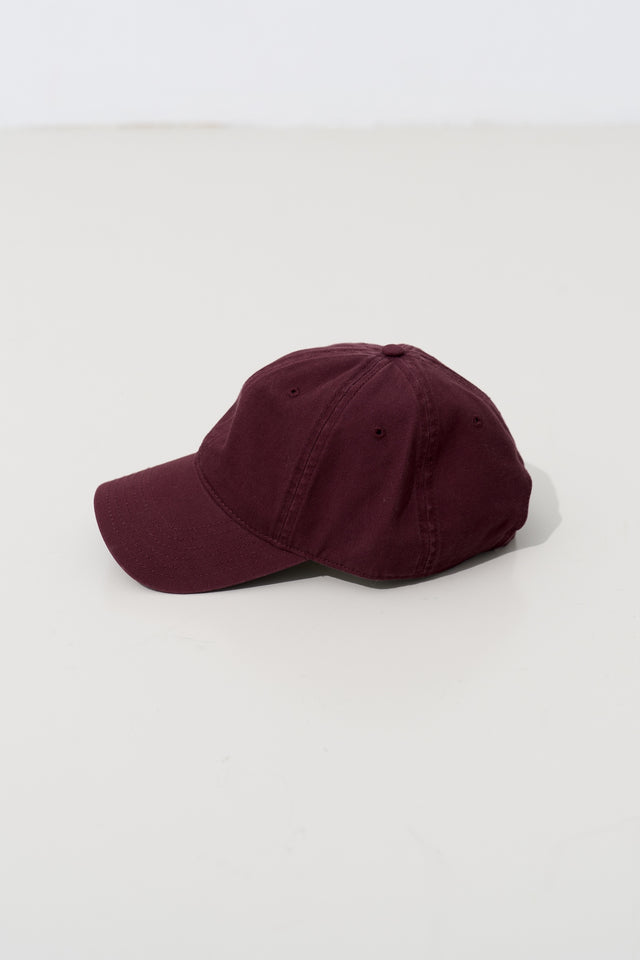 Small face baseball cap (deep chocolate)
