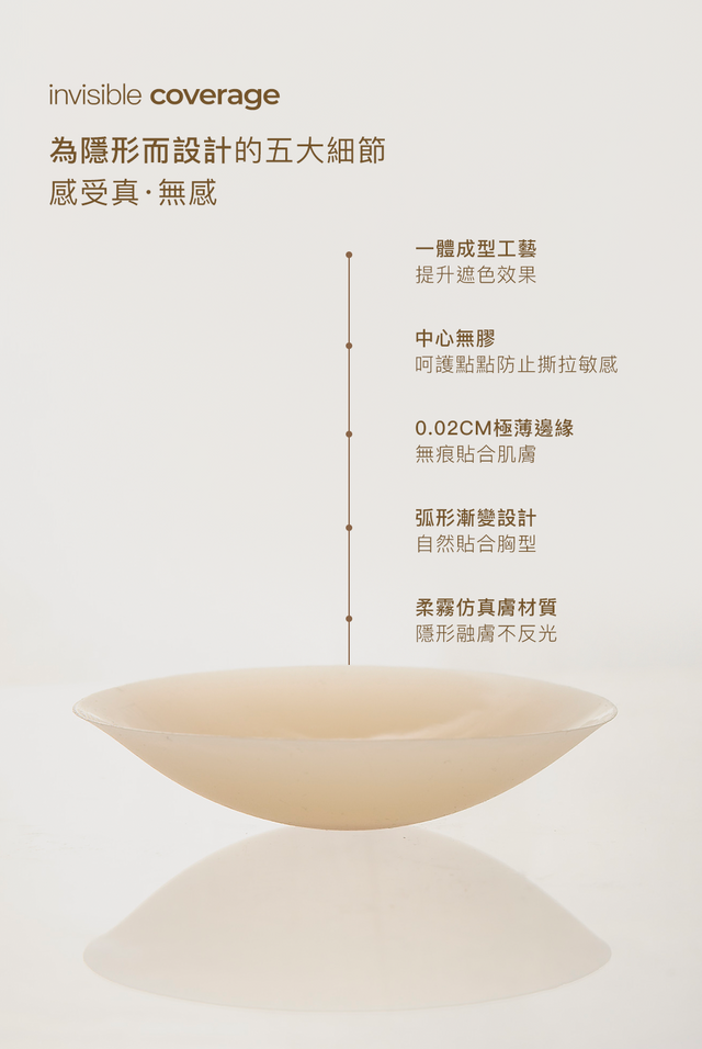 Seamless 零著感遮色隱形胸貼2.0