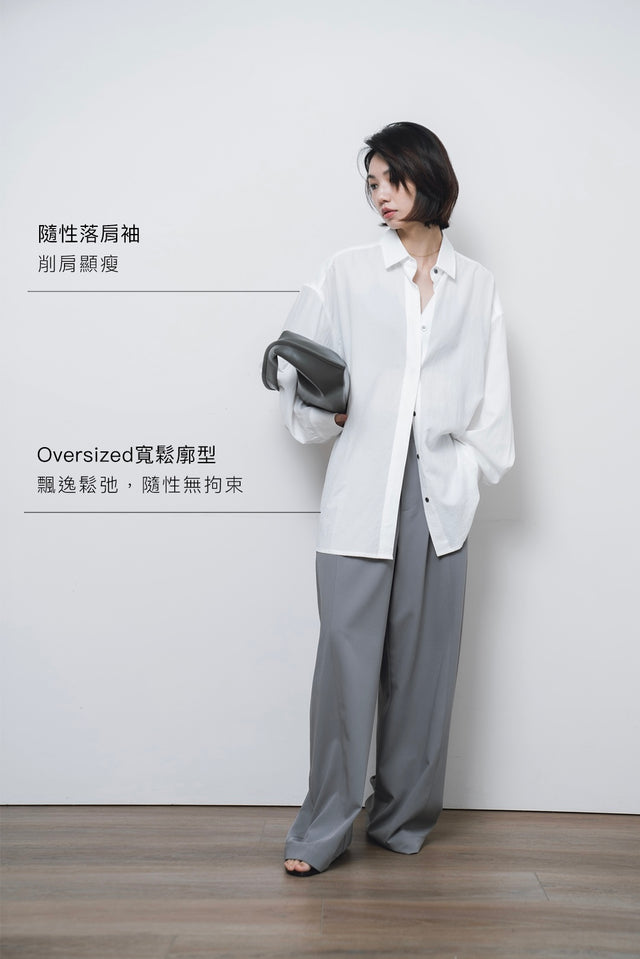 天絲襯衫-lightcool-tencel-shirt-mist-black