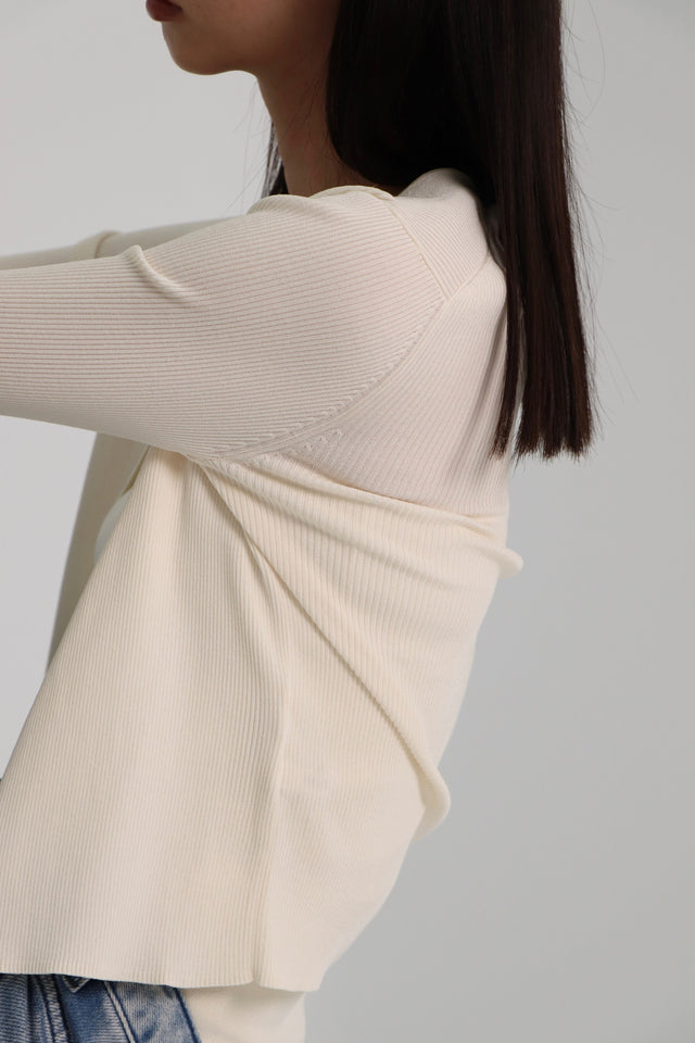 小外套-silk-knit-cool-summer-jacket-soft-white