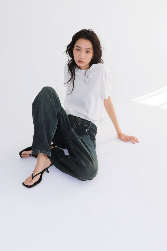 棉T-smooth-modal-silk-tee-white