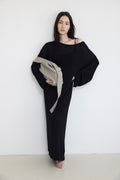 針織長洋裝-soft-linen-maxi-dress-black