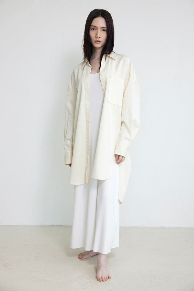 針織洋裝-tapered-shoulder-arc-collar-knitted-dress-white