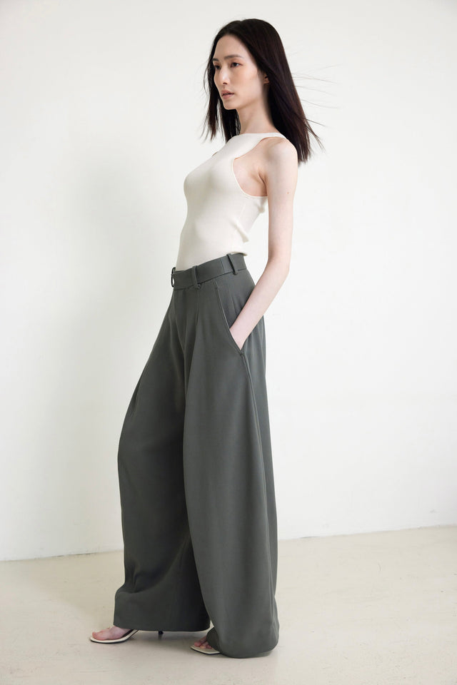 西褲-three-dimensional-tailoring-suit-pants-gray-green