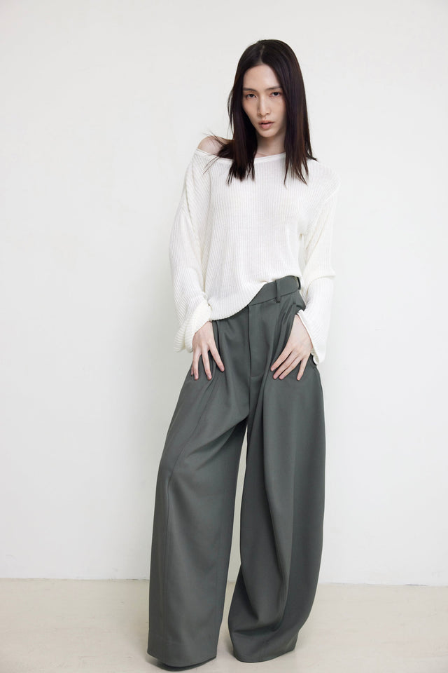 西褲-three-dimensional-tailoring-suit-pants-gray-green